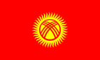 Flagge von Kirgisistan Flagge