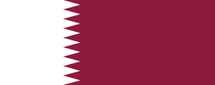 Flagge von Katar Flagge